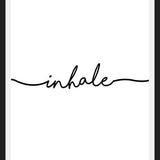 Cuadro Inhale