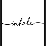 Cuadro Inhale