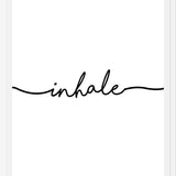 Cuadro Inhale