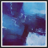 Cuadro Geometric in Blue and Purple