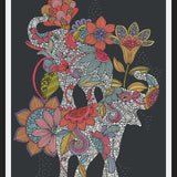 Cuadro Elefantes Bohemios