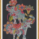 Cuadro Elefantes Bohemios