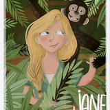 Cuadro Jane Goodall