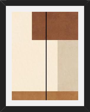 Cuadro GEOMETRIC ART - TERRACOTTA 06