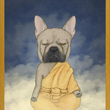Cuadro Frenchie meditation