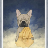 Cuadro Frenchie meditation