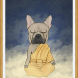 Cuadro Frenchie meditation