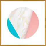 Cuadro Pink Marble Circle 1