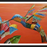 Cuadro El colibrí y la flor