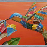 Cuadro El colibrí y la flor