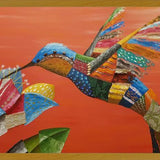 Cuadro El colibrí y la flor