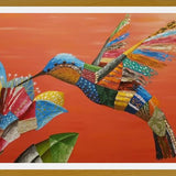 Cuadro El colibrí y la flor