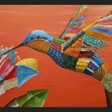 Cuadro El colibrí y la flor