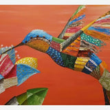 Cuadro El colibrí y la flor