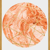 Cuadro Peach Sphere