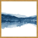 Cuadro Navy blue watercolor landscape