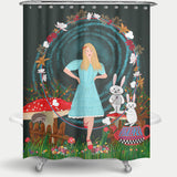 Cortina de Baño Alices Adventures in wonderland