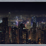 Cuadro Hongkong Skyline en la noche