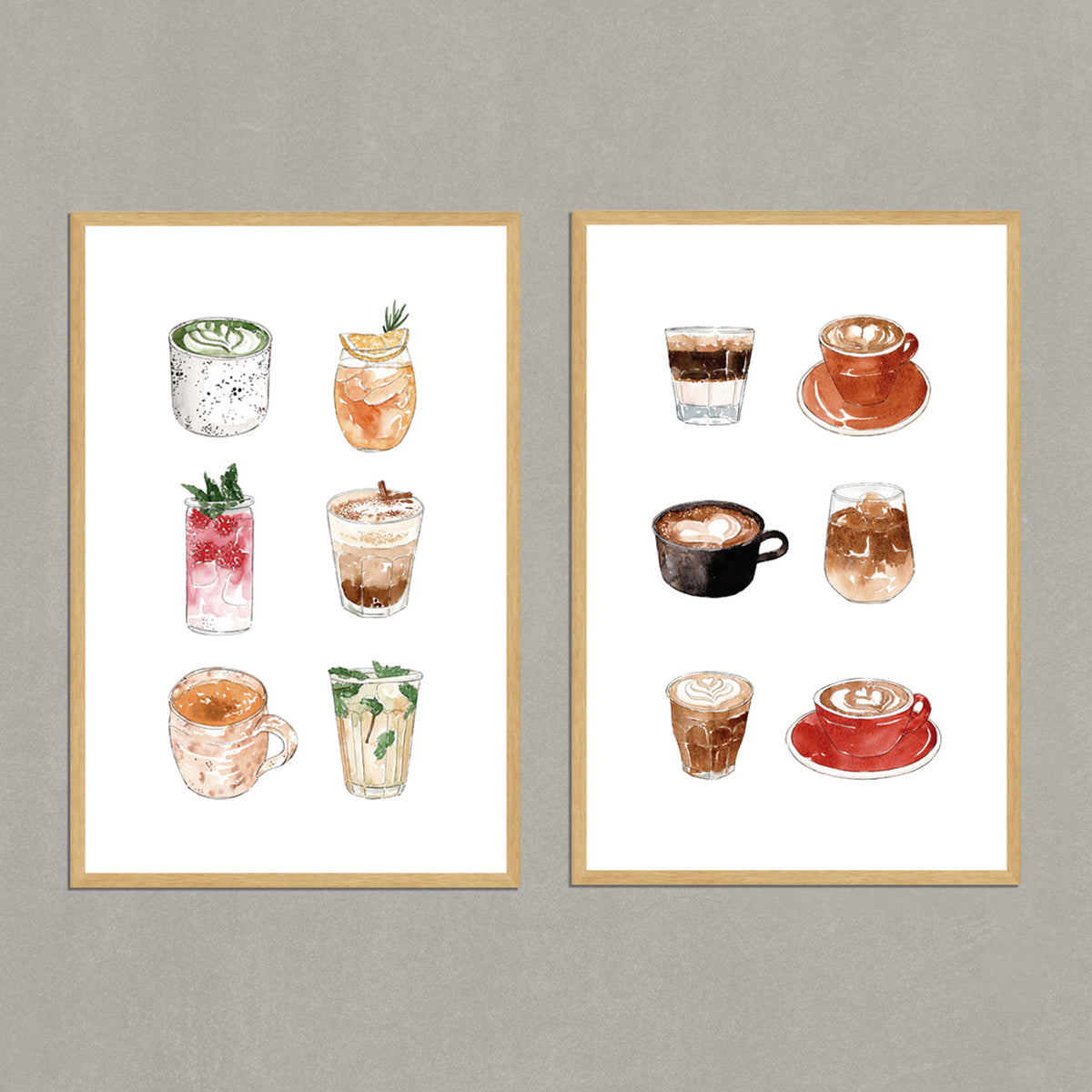 Set de Cuadros Coffee or Tea