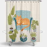 Cortina de Baño The Tiger of the city
