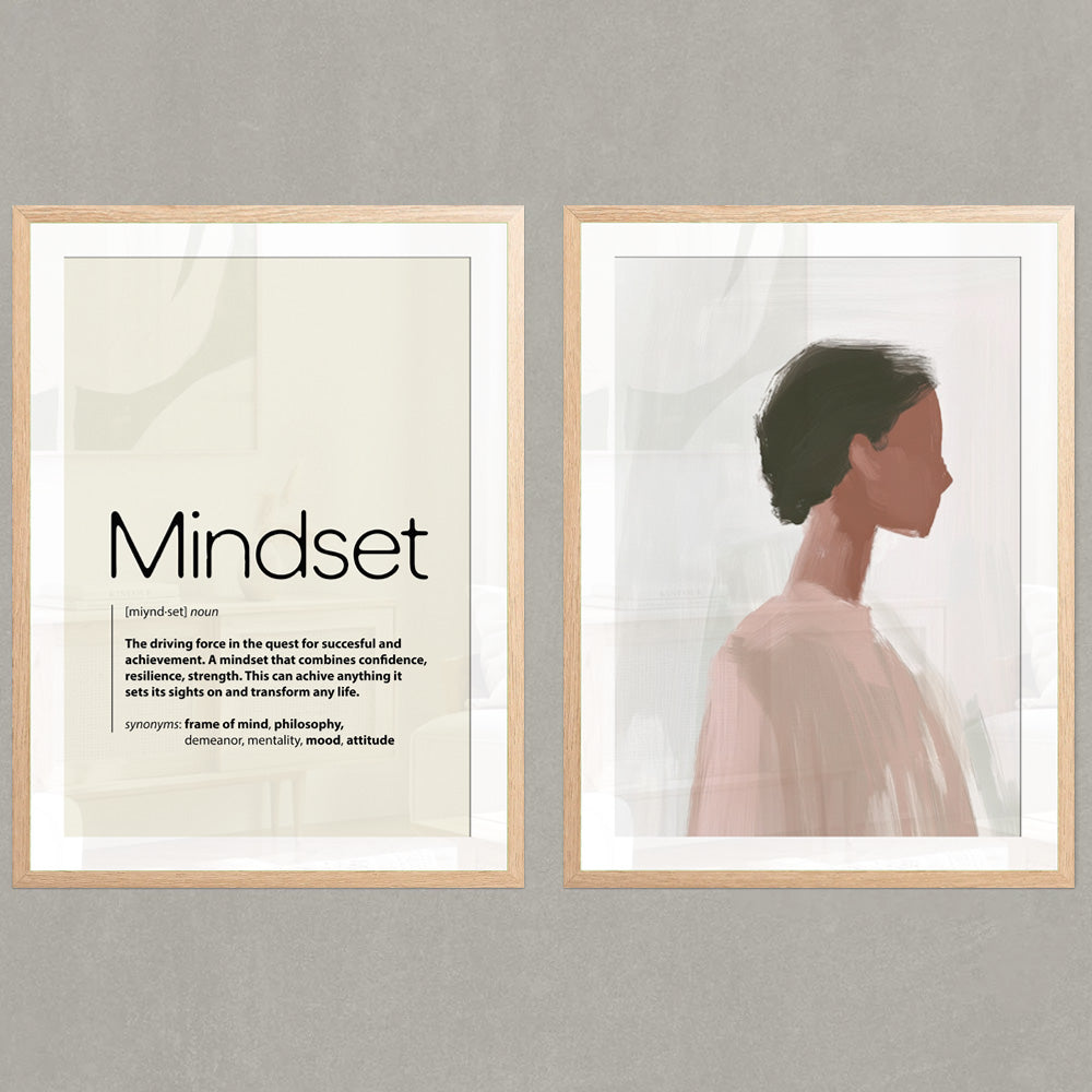 Set de Cuadros Mindset