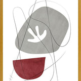 Cuadro Abstraction with gray lines 8