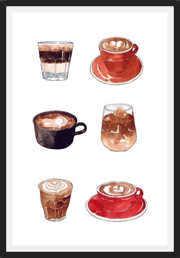 Cuadro Coffee Lovers
