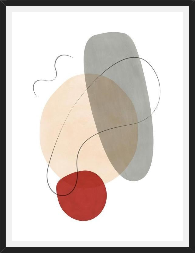 Cuadro Abstraction with gray lines 7