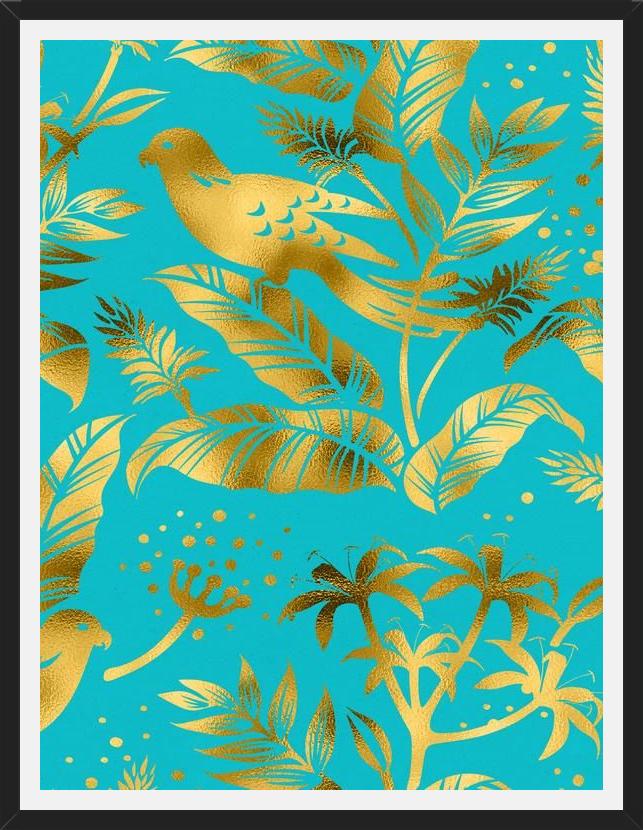 Cuadro Gold Fauna