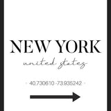 Cuadro New York Sign