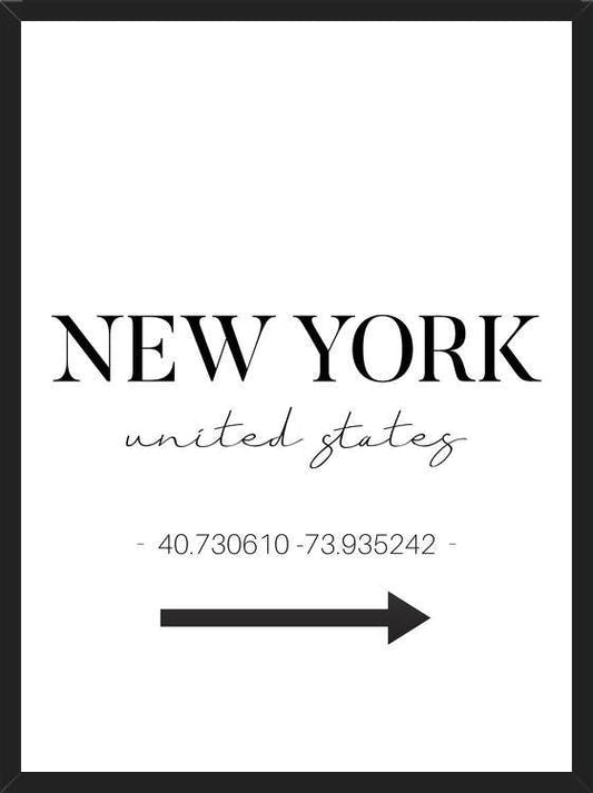 Cuadro New York Sign