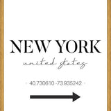 Cuadro New York Sign