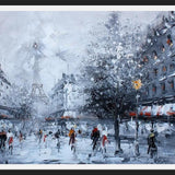 Cuadro rain in paris