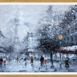 Cuadro rain in paris