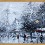 Cuadro rain in paris