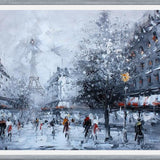 Cuadro rain in paris