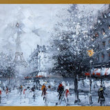 Cuadro rain in paris