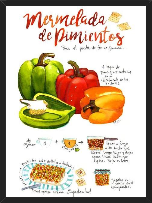 Cuadro Mermelada de Pimientos