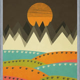 Cuadro Geometric landscape 07