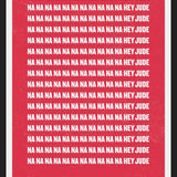 Cuadro The Beatles - Na Na Na, Hey Jude Red