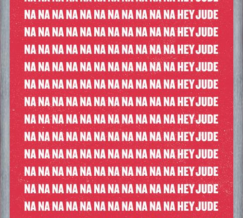 Cuadro The Beatles - Na Na Na, Hey Jude Red