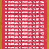 Cuadro The Beatles - Na Na Na, Hey Jude Red