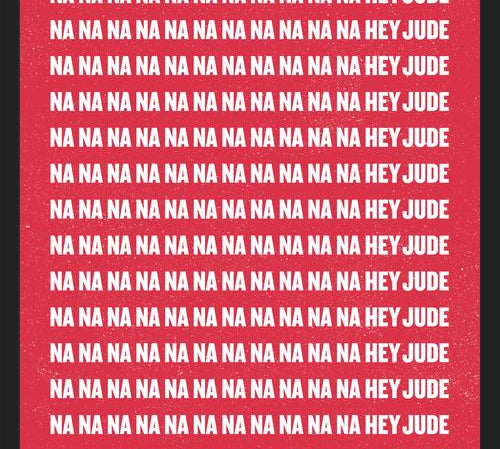 Cuadro The Beatles - Na Na Na, Hey Jude Red