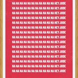 Cuadro The Beatles - Na Na Na, Hey Jude Red