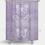 Cortina de Baño Mariposas