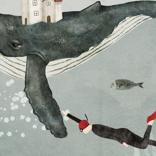 Papel Mural Whale Tales