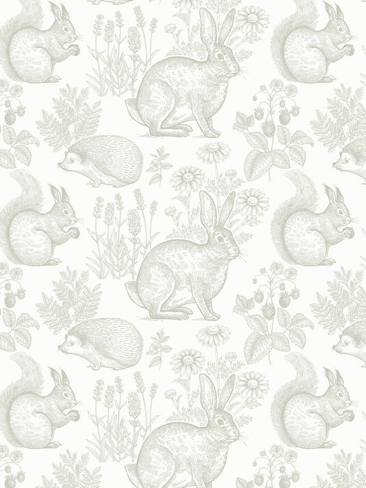 Papel Mural Dulce Bosque Pistacho