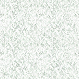 Papel Mural Watercolor Green leaves