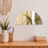 Espejo Media Luna 50 x 25 cms.