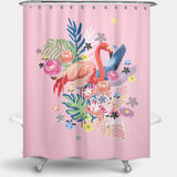 Cortina de Baño Flamingo Love